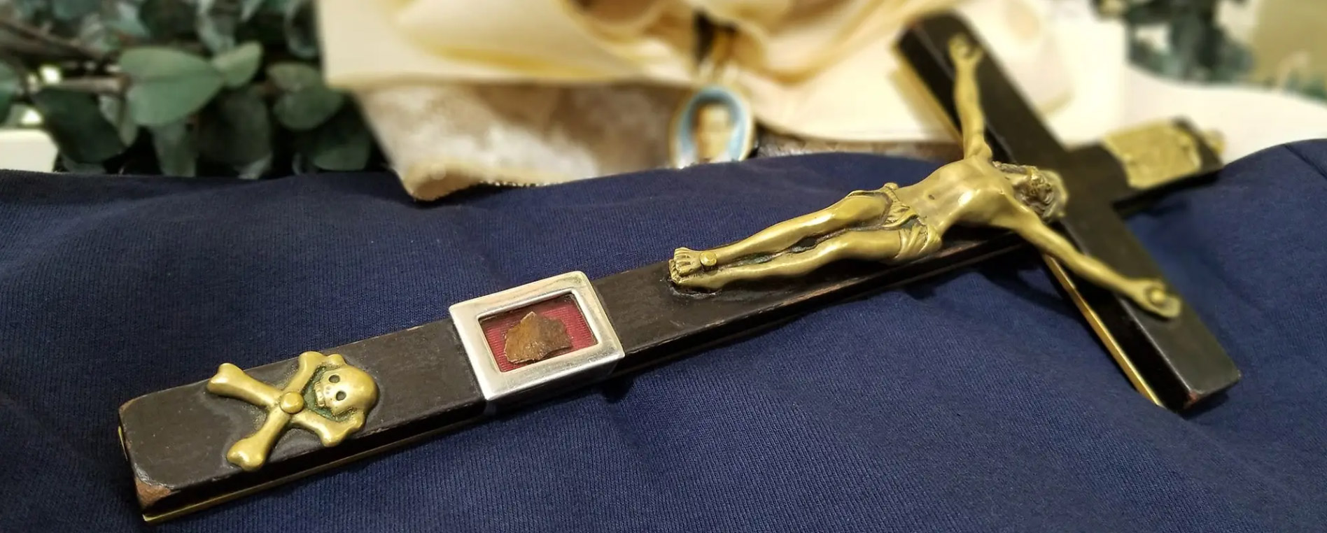 The mission cross carried by Father Seelos, used for blessings
